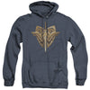 Wonder Woman Movie - Sword Emblem Adult Heather Hoodie