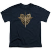 Wonder Woman Movie - Sword Emblem Youth Short Sleeve