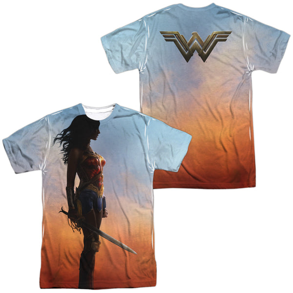 Wonder Woman Movie - Poster (Front - Back Print) Adult Regular Fit Short Sleeve 100% Poly