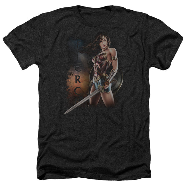 Wonder Woman Movie - Fierce Adult Regular Fit Heather Short Sleeve