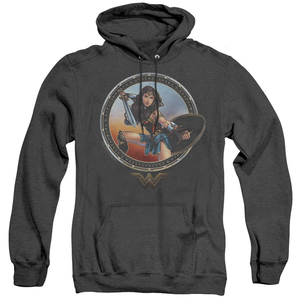 Wonder Woman Movie - Battle Pose Adult Heather Hoodie