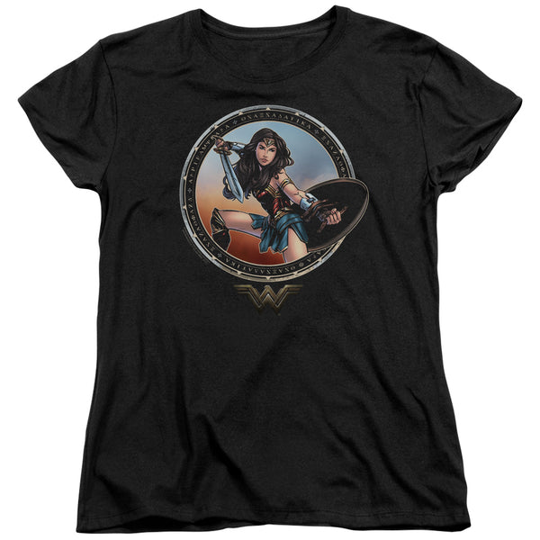 Wonder Woman Movie - Battle Pose Women's Short Sleeve