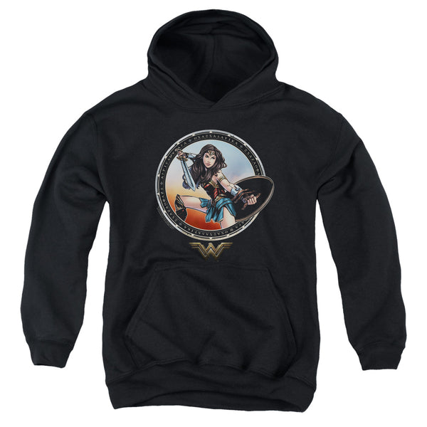 Wonder Woman Movie - Battle Pose Youth Hooded Sweatshirt