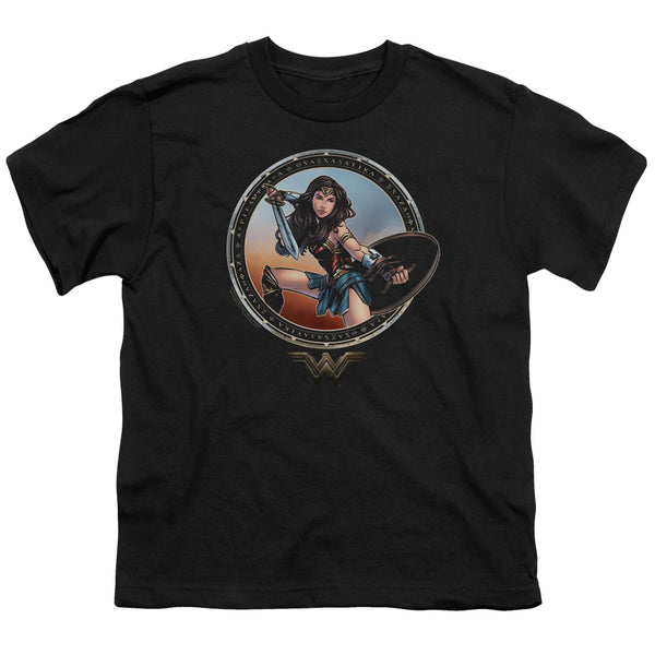 Wonder Woman Movie - Battle Pose Youth Short Sleeve