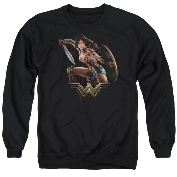 Wonder Woman Movie - Fight Adult Crewneck Sweatshirt