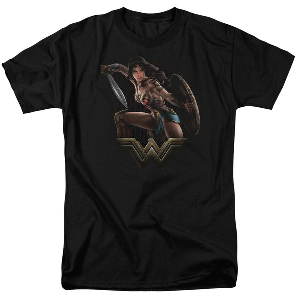 Wonder Woman Movie - Fight Adult Regular Fit Short Sleeve