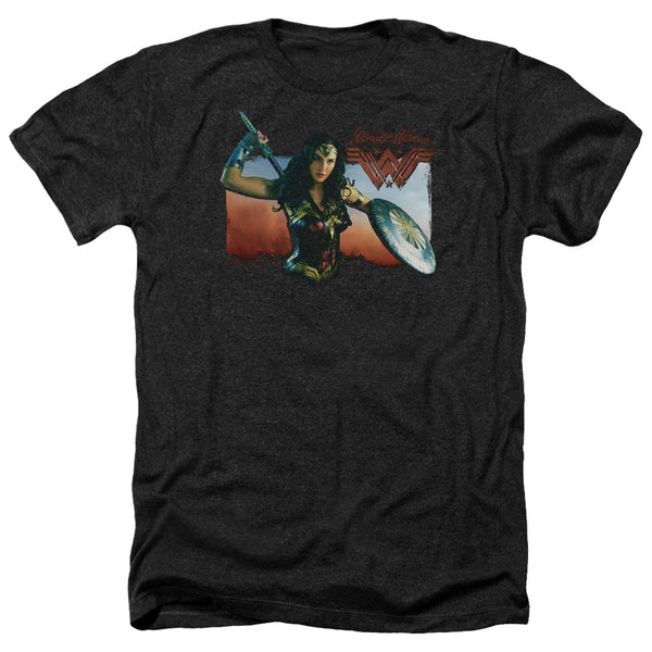 Wonder Woman Movie - Warrior Woman Adult Regular Fit Heather Short Sleeve