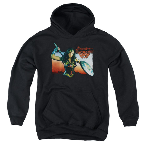 Wonder Woman Movie - Warrior Woman Youth Hooded Sweatshirt