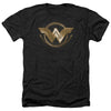 Wonder Woman Movie - Lasso Logo Adult Regular Fit Heather Short Sleeve