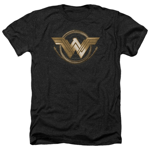 Wonder Woman Movie - Lasso Logo Adult Regular Fit Heather Short Sleeve