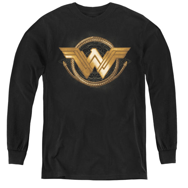 Wonder Woman Movie - Lasso Logo L - S Youth