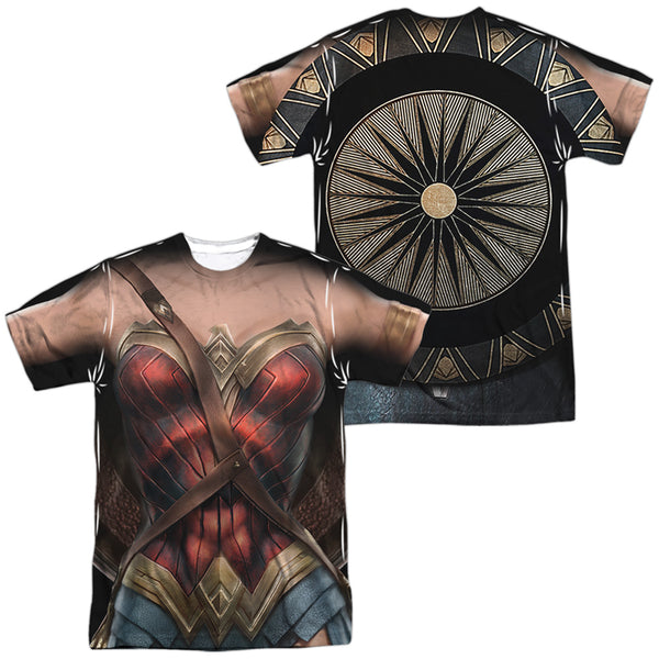 Wonder Woman Movie - Wonder Uniform (Front - Back Print) Adult Regular Fit Short Sleeve 100% Poly