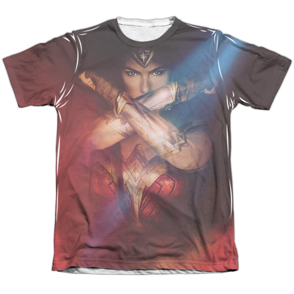 Wonder Woman Movie - Arms Crossed Adult Regular Fit Short Sleeve 65 - 35 Poly - Cotton