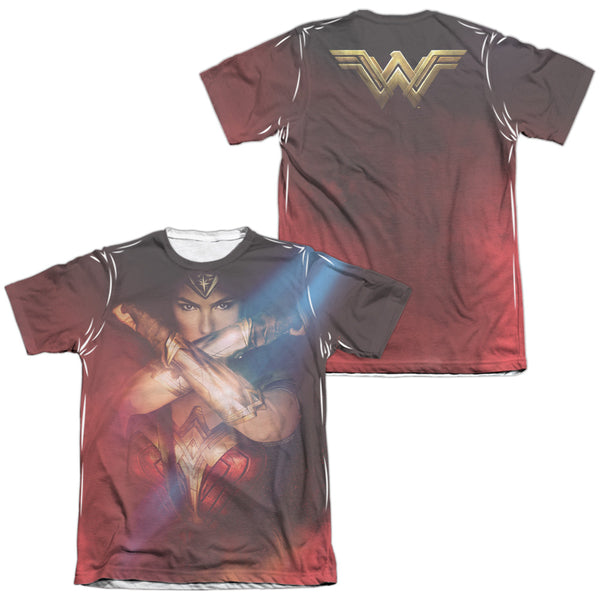 Wonder Woman Movie - Arms Crossed (Front - Back Print) Adult Regular Fit Short Sleeve 65 - 35 Poly - Cotton