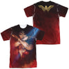 Wonder Woman Movie - Arms Crossed (Front - Back Print) Adult Regular Fit Short Sleeve 100% Poly