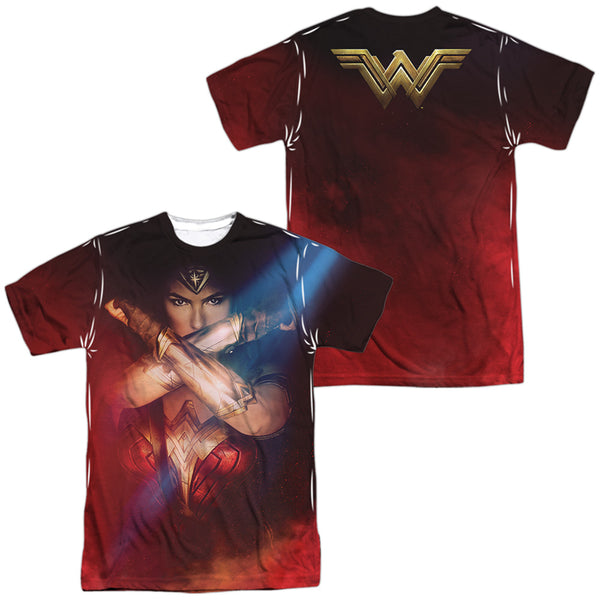 Wonder Woman Movie - Arms Crossed (Front - Back Print) Adult Regular Fit Short Sleeve 100% Poly