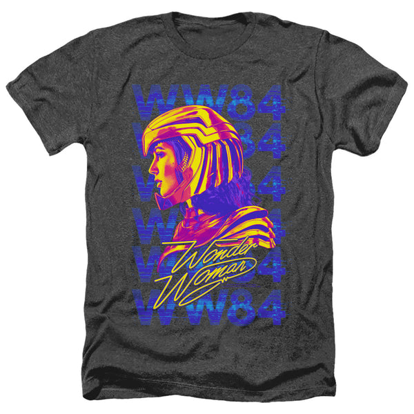 Wonder Woman 84 - Ww84 Repeat Adult Regular Fit Heather Short Sleeve