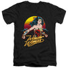 Wonder Woman 84 - Skyline Adult Slim Fit V Neck Cotton