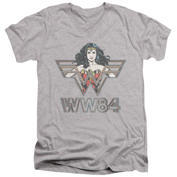 Wonder Woman 84 - In Symbol Adult Slim Fit V Neck Cotton