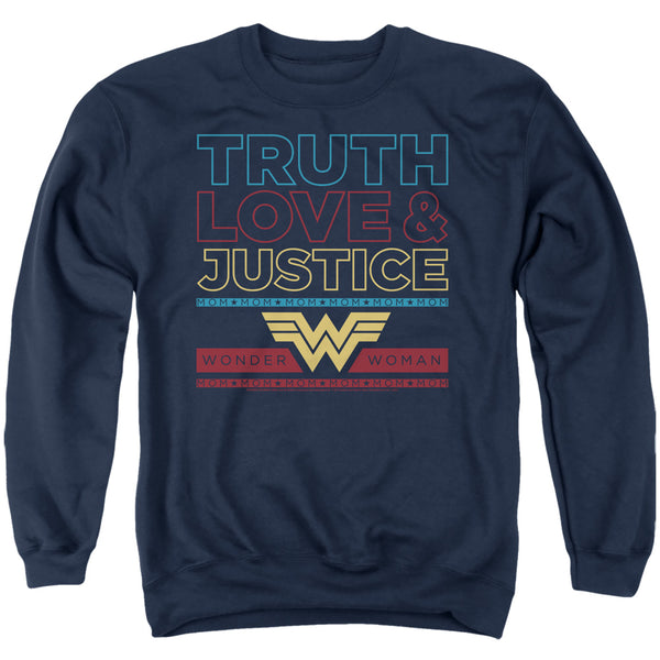 Wonder Woman 84 - Truth Love Justice Adult Crewneck Sweatshirt