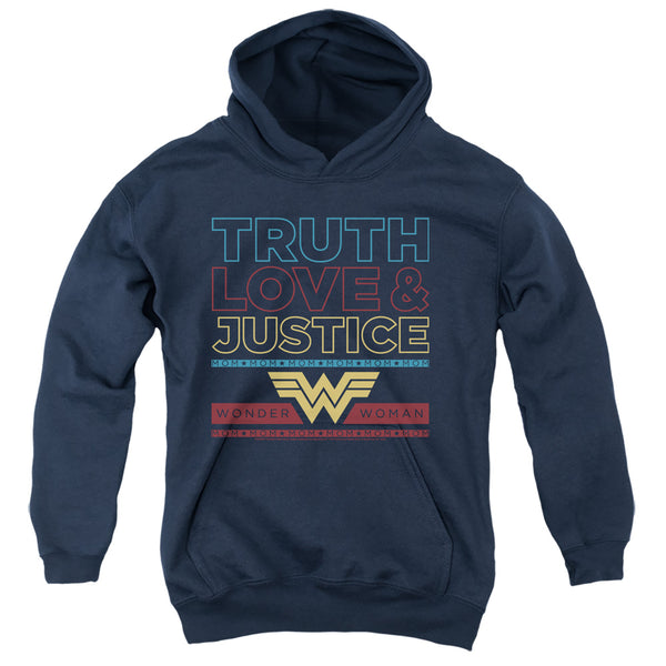 Wonder Woman 84 - Truth Love Justice Youth Hooded Sweatshirt