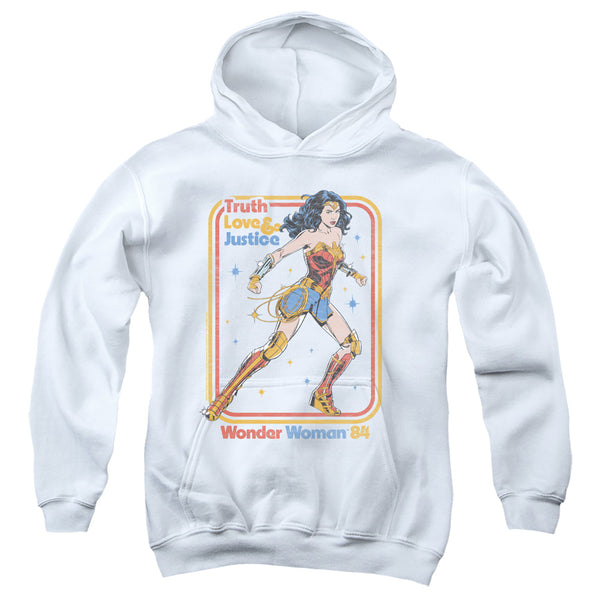 Wonder Woman 84 - Retro Justice 84 Youth Hooded Sweatshirt