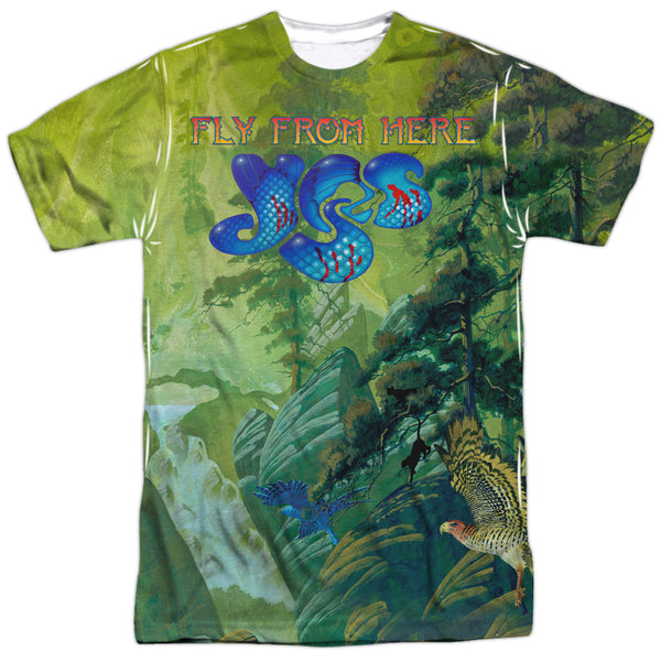 Yes - Fly From Here Adult Regular Fit Short Sleeve 100% Poly