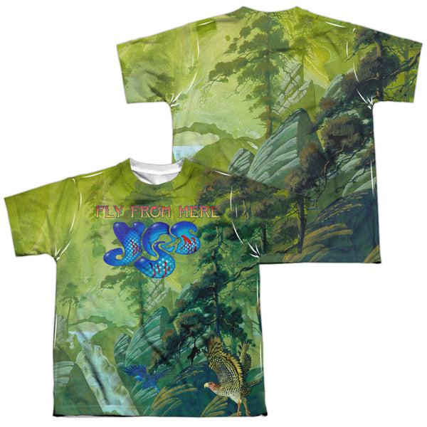 Yes - Fly From Here (Front - Back Print) Youth Short Sleeve 100% Poly