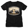 YELLOWSTONE-YELLOWSTONE DUTTON RANCH PATCH-BLACK LADIES S/S TSHIRT
