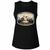 YELLOWSTONE-YELLOWSTONE DUTTON RANCH PATCH-BLACK LADIES MUSCLE TANK
