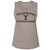 YELLOWSTONE-YELLOWSTONE DARK LOGO-ASH LADIES MUSCLE TANK