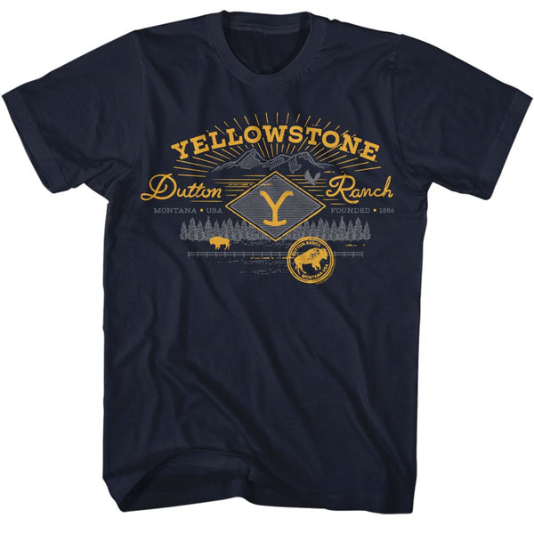 Mountain Range - Yellowstone T-Shirt