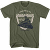 Yellowstone Train Station Badge- S/S Tshirt