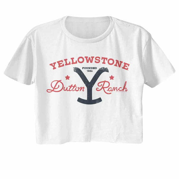 YELLOWSTONE-YELLOWSTONE DUTTON RANCH FOUNDED 1886-WHITE LADIES FESTIVAL CALI CROP