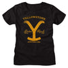 YELLOWSTONE-YELLOWSTONE Y WITH HORSE-BLACK LADIES S/S TSHIRT