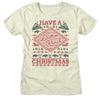 YELLOWSTONE-YELLOWSTONE DUTTON RANCH CHRISTMAS-VINTAGE WHITE LADIES S/S TSHIRT