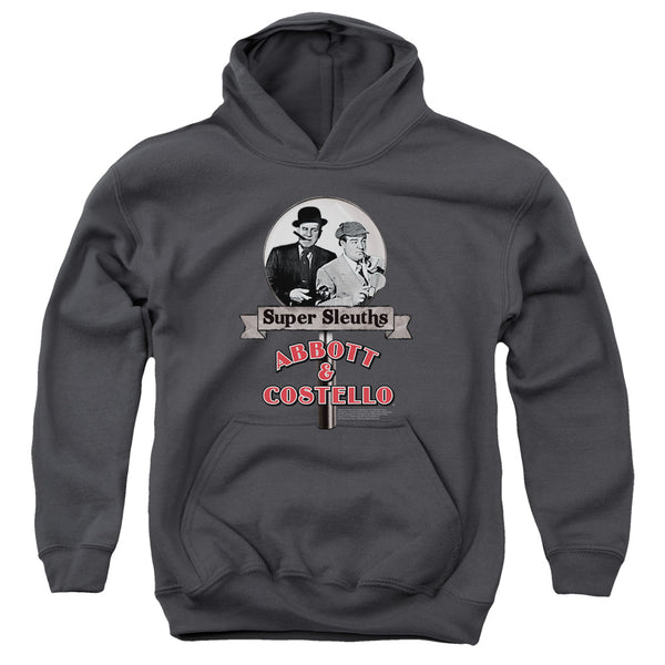Abbott & Costello - Super Sleuths Youth Hooded Sweatshirt