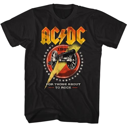 Cannon Lightning ACDC Shirt