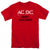AC-DC - High Voltage Stencil Adult Regular Fit Short Sleeve