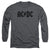 AC-DC - Worn Logo Adult Long Sleeve