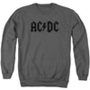 AC-DC - Worn Logo Adult Crewneck Sweatshirt