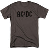 AC-DC - Worn Logo Adult Regular Fit Short Sleeve