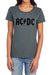 AC-DC - Worn Logo Women's Short Sleeve