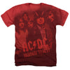 AC-DC - On The Highway Adult Regular Fit Heather Short Sleeve