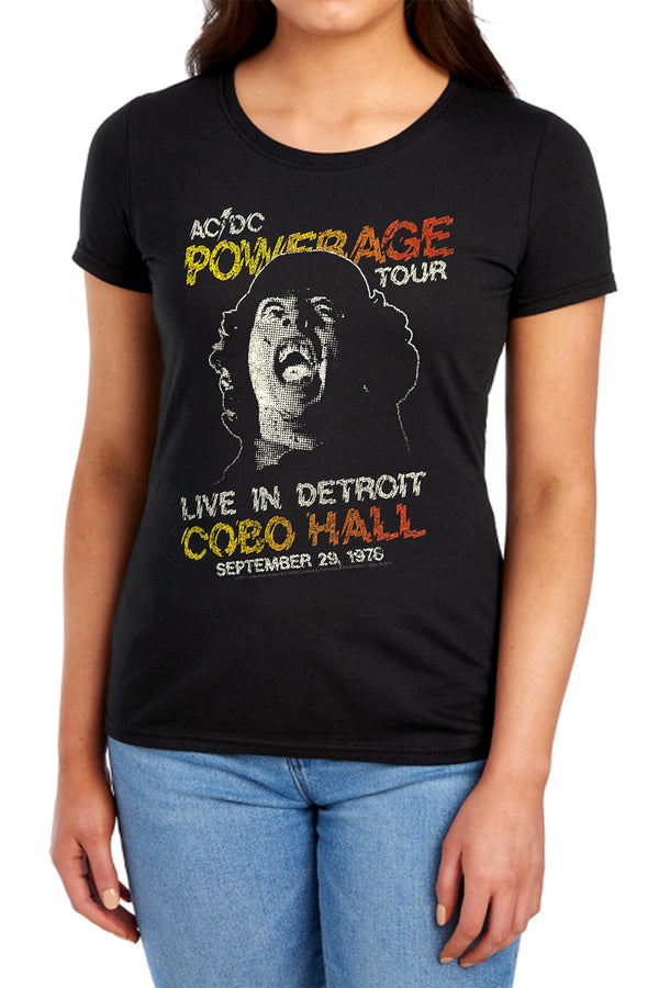 AC-DC - Powerage Tour Women's Short Sleeve