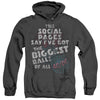 AC-DC - Big Balls Adult Heather Hoodie