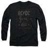 AC-DC - Rock Label Adult Long Sleeve