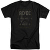 AC-DC - Rock Label Adult Tall Fit Short Sleeve