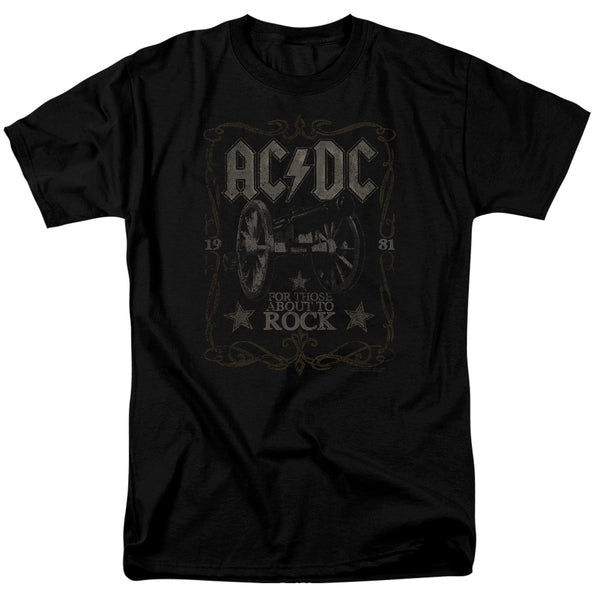 AC-DC - Rock Label Adult Regular Fit Short Sleeve