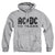 AC-DC 50 Years Logo Black Adult Pullover Hoodie